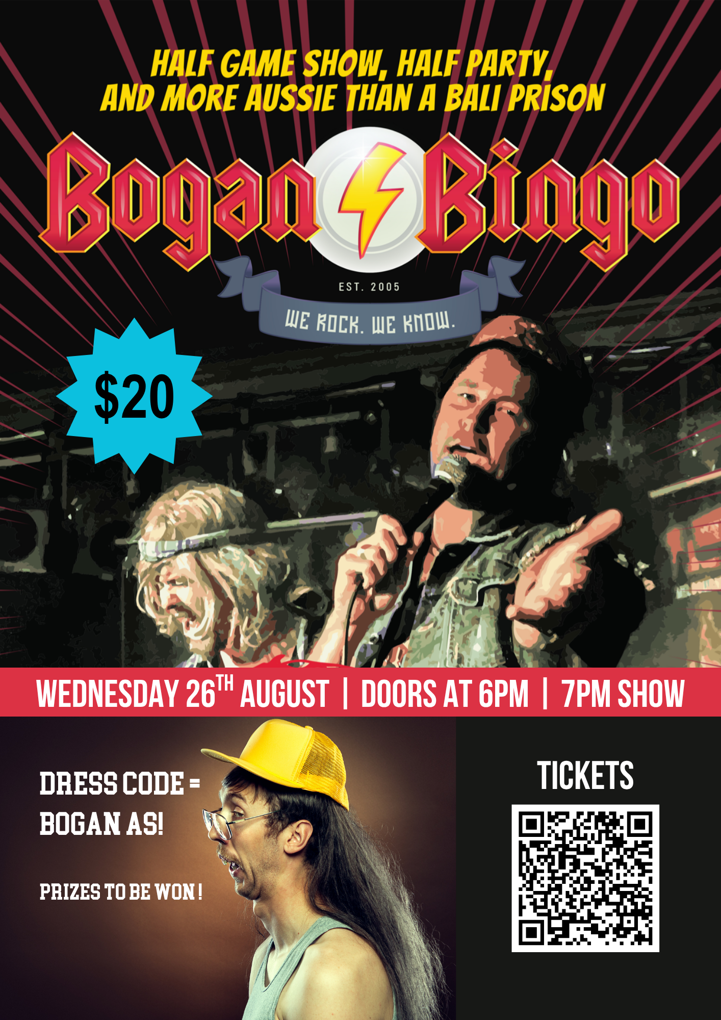 Bogan Bingo Wednesday 26th August